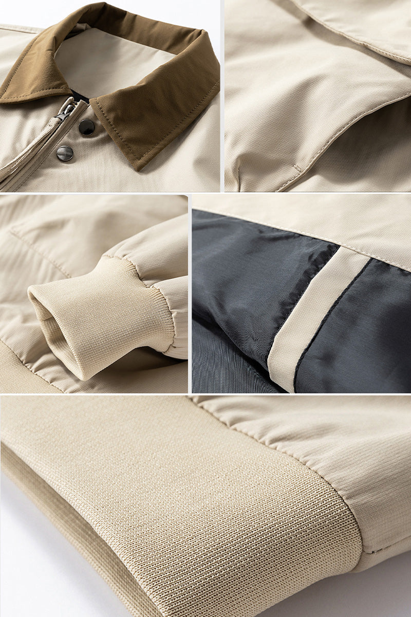 US Heritage Wasser- und Winddichte Pilotjacke für Herren – Robuste Outdoor-Jacke mit Stil