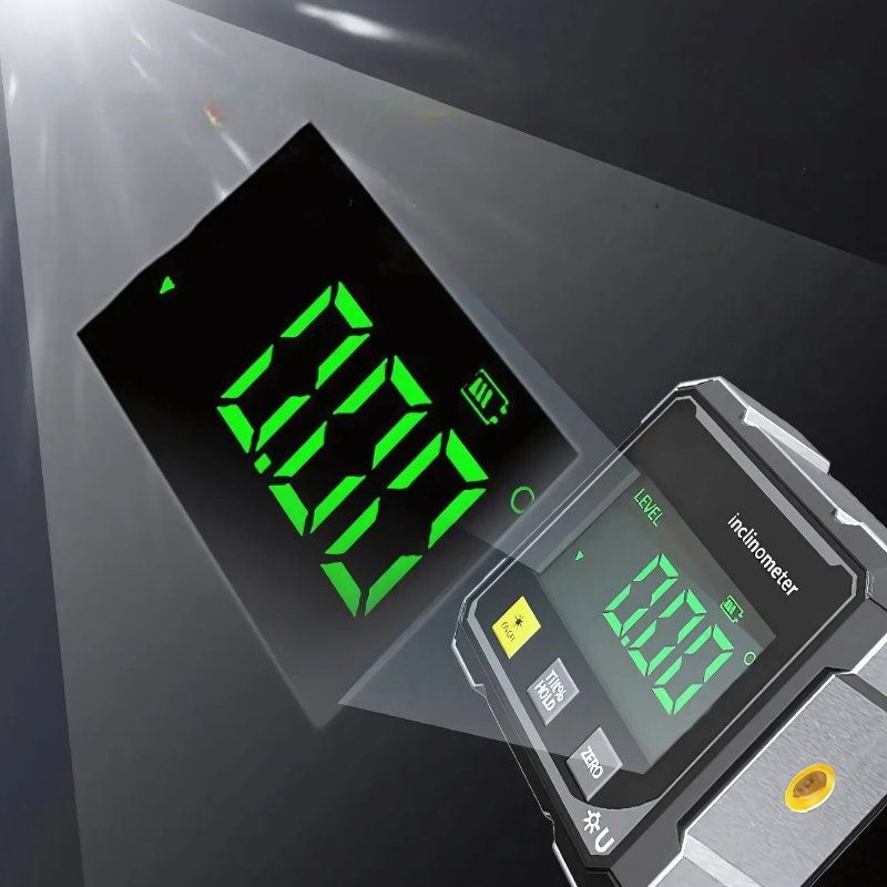 Laser Digital Angle Finder – LCD Display, Magnetic Base & Built-In Laser