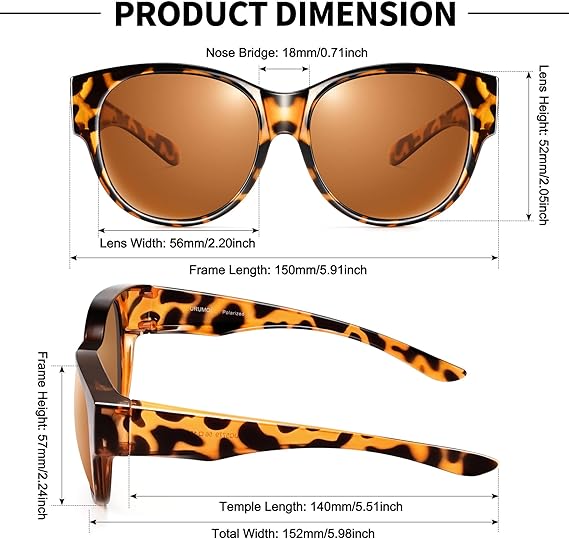 Cat-Eye Sunglasses – Polarized UV400 Lenses, Lightweight Frame & 9 Colors