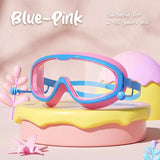 Kids Swim Goggles – Large Frame, 180° View, UV Protection, Anti-Fog, Ages 6–14