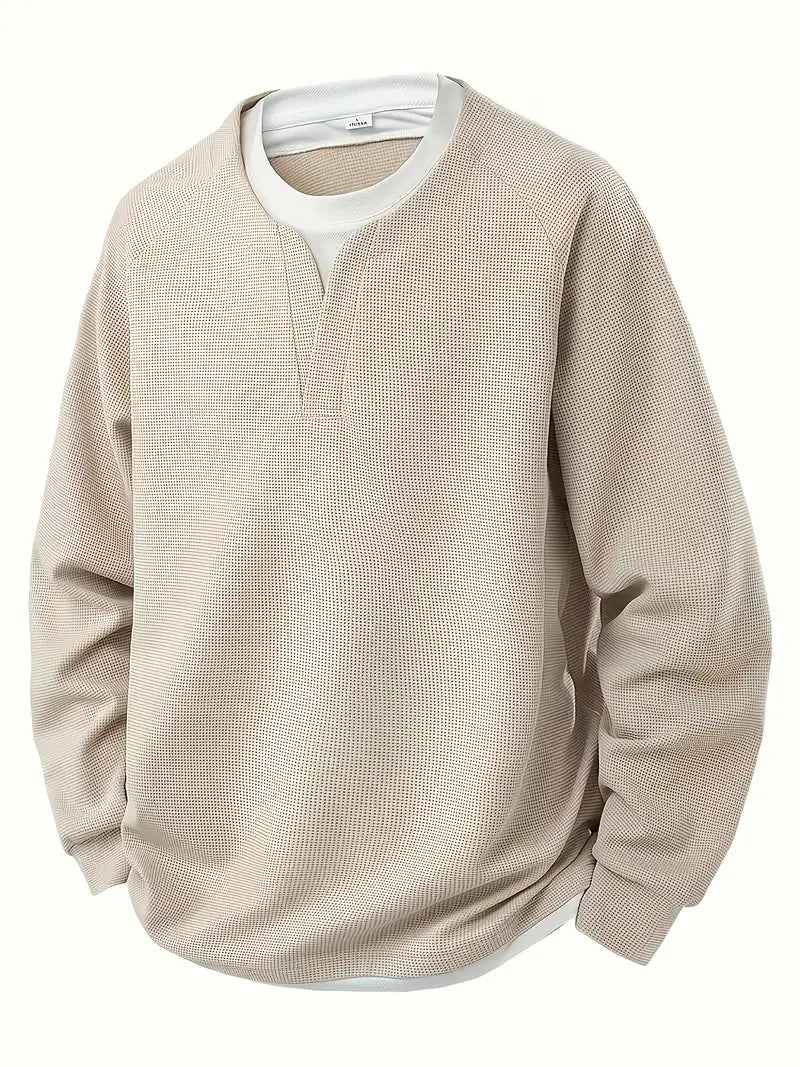 **Wilbert™ Layered Look Long Sleeve Shirt for Everyday Wear - Stylish & Comfortable**