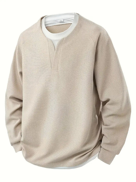 Layered Look Long Sleeve Shirt