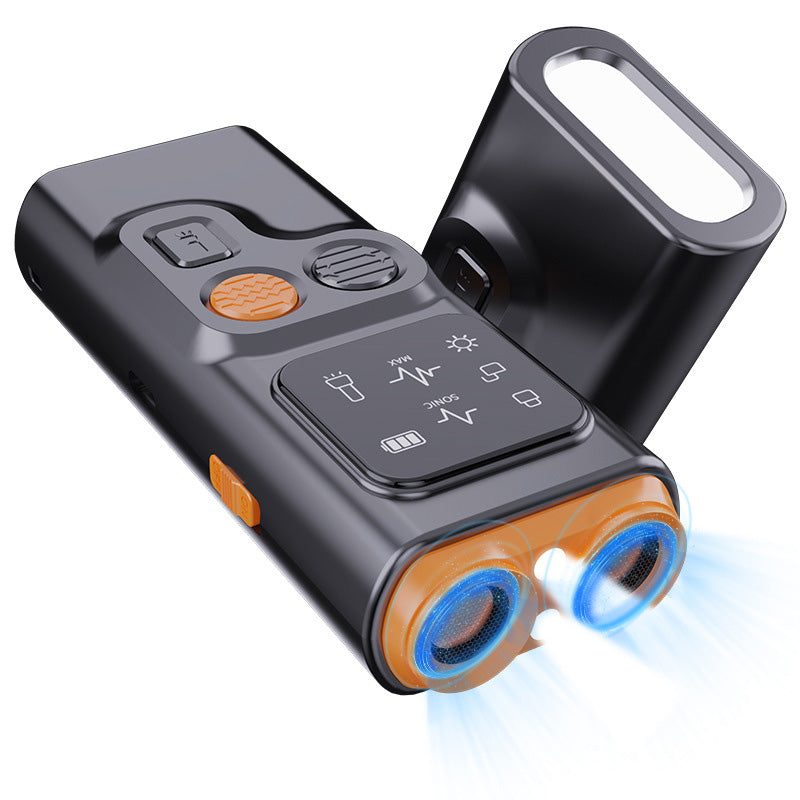 Ultrasonic Anti-Bark Device – LED Flash, 6m Range & Rechargeable 800mAh