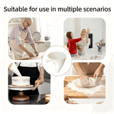 Optimized Product Title: "Mehl-Trichter für Küchenmaschinen – Spill-Free Design für müheloses Backen" 

This title includes relevant keywords while emphasizing the product's benefits, making it more appealing for Google Shopping.