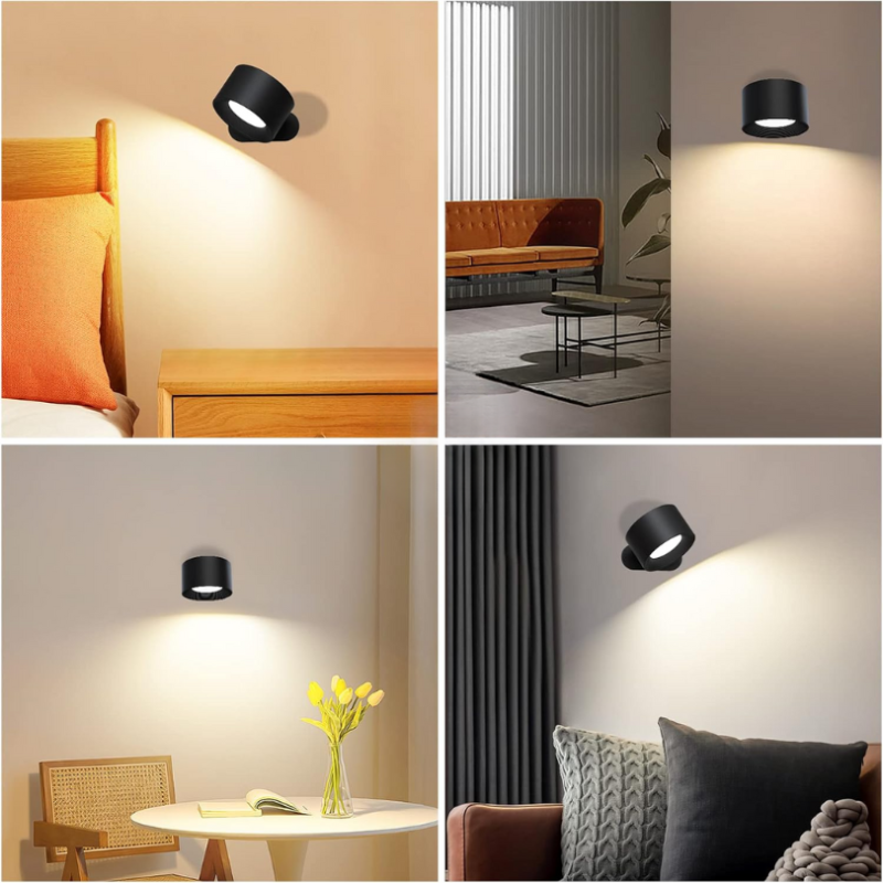 Optimized Product Title:  
"360° Schwenkbare Wiederaufladbare LED-Wandleuchte – Touch-Bedienung, Kabellos & Flexibel für Innen- und Außenbereich"  

This title enhances clarity and includes relevant keywords for better visibility on Google Shopping.