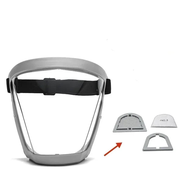 Polycarbonate Face Shield with Anti-Fog Coating