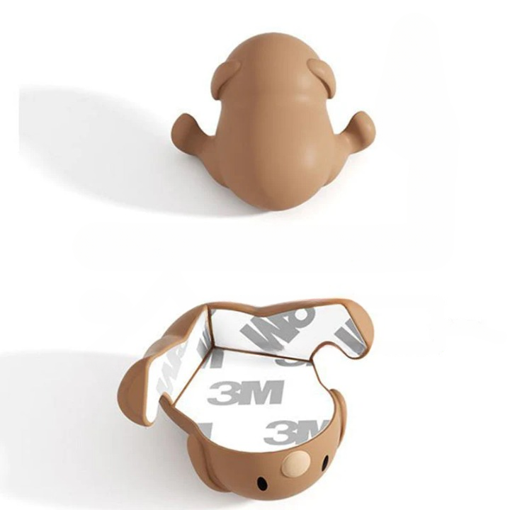 Silicone Baby Corner Guards – Dog-Shape Cushion, 3M Adhesive & Soft Edge Protector