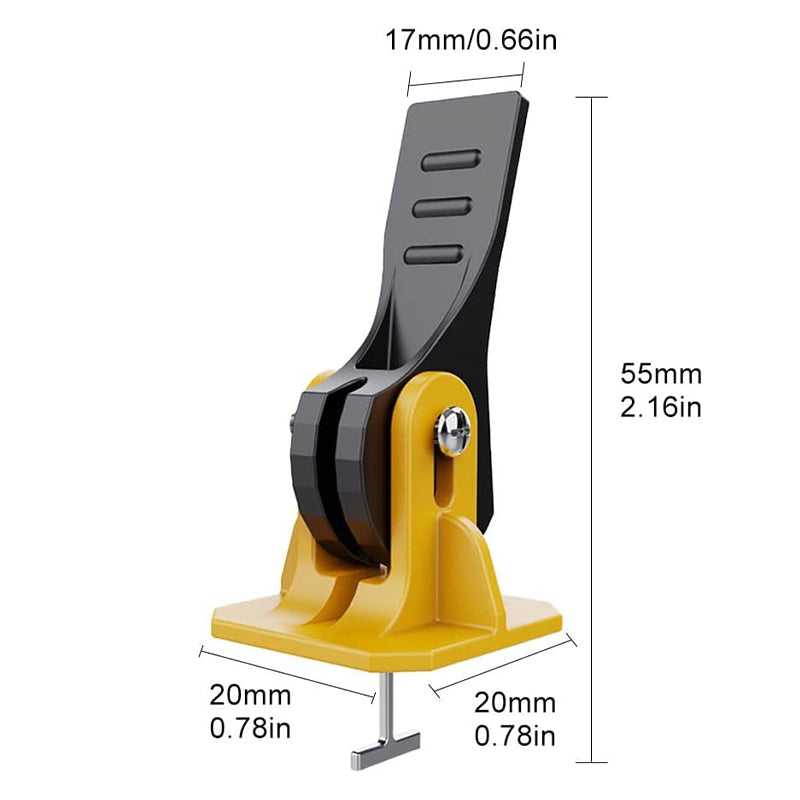 Tile Leveling System – 8–12mm Tiles, 2mm Joints & Reusable Polypropylene