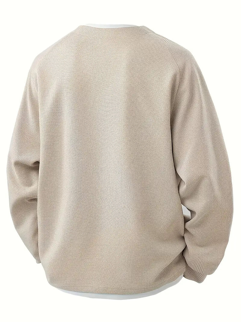 **Wilbert™ Layered Look Long Sleeve Shirt for Everyday Wear - Stylish & Comfortable**