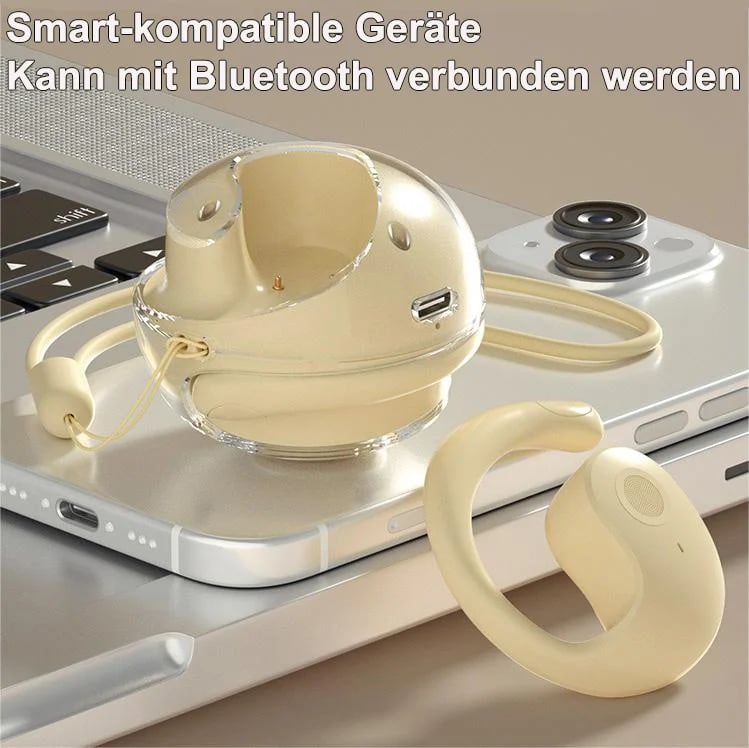 Wireless Bluetooth Earbuds – Ear Hooks, IPX7 Waterproof & 36-Hour Playtime