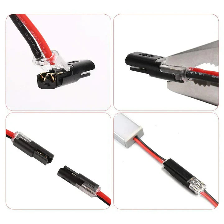 Optimized Product Title: "50-teiliges Set 2-polige Schnellverbinder für Kabel – Kein Abisolieren erforderlich – Einfache Verbindungstechnik" 

This title includes relevant keywords while clearly describing the product's features and benefits, making it mo