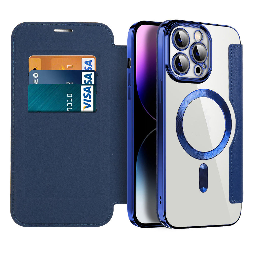Valtrix – Leather Flip Case with Magnetic Adsorption & RFID Protection (1+1 FREE)