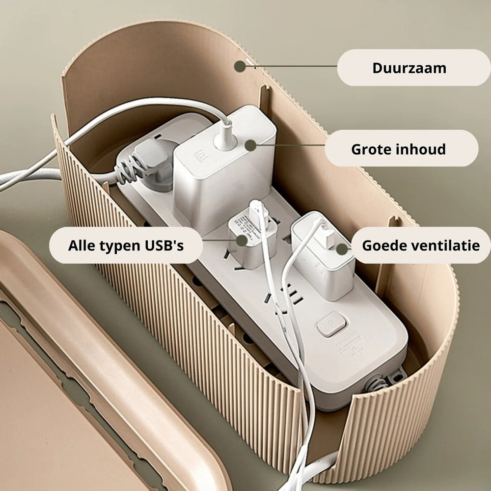 Enhanced Product Title: "Kabelbox mit Deckel – Unsichtbare Kabelorganisation & Steckdosenleisten Schutz für ein Aufgeräumtes Zuhause" 

This title includes relevant keywords while emphasizing the product's benefits, making it more appealing for Google Sho