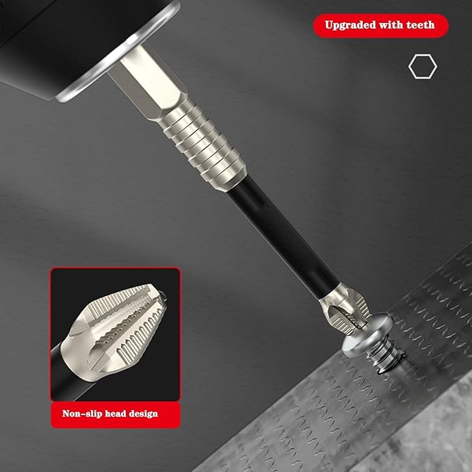 Enhanced Product Title: "Magnetisches Schrauberbit-Set (6er-Set) – Rutschfeste Bits für Präzises Schrauben" 

This title includes relevant keywords while emphasizing the product's key features, making it more appealing for Google Shopping searches.