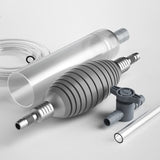 Aquarium Gravel Vacuum Siphon – Adjustable Flow Control, Fish Net & 260cm Hose