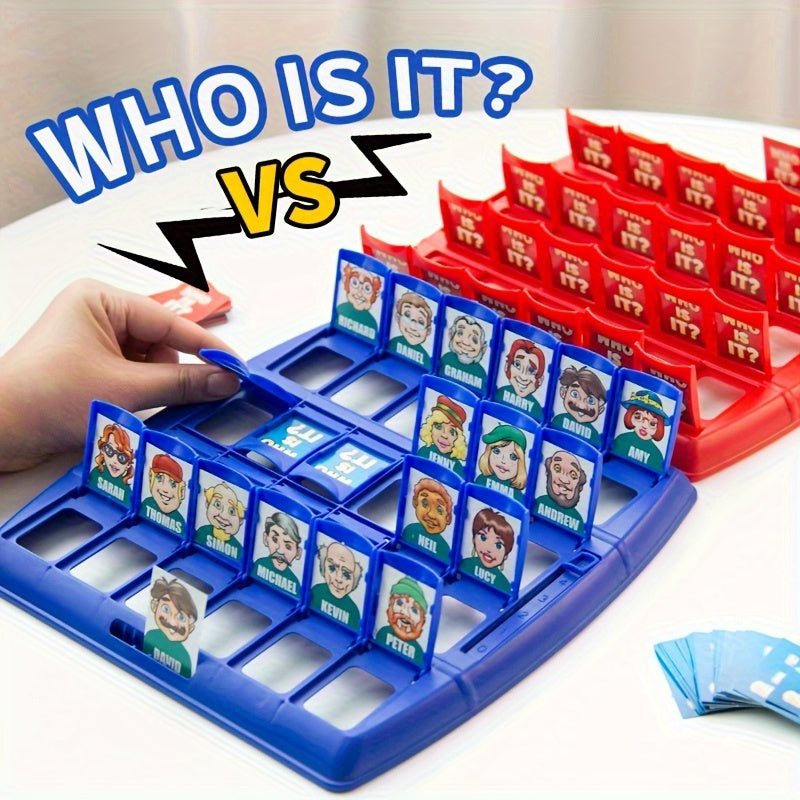 Guess Who Board Game – 2 Players, Logic Guessing Game & 19.8×20cm Compact Set