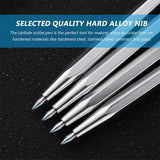 Tungsten Steel Glass Cutter Pen – 2-Pack for Glass, Tile & Metal Marking