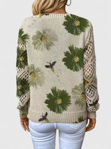 Deborah™ Lässiger Floral-Pullover für Damen - Bequemer, Modischer Sweatshirt mit Blumenmuster