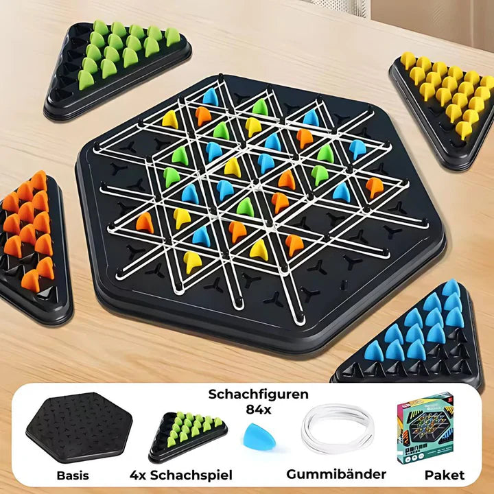 Enhanced Product Title: "Strategie-Dreieckspiel – Dominieren Sie das Spielfeld mit strategischem Dreiecke-Bilden | Spannendes Brettspiel für Taktikliebhaber" 

This title includes relevant keywords while emphasizing the game's strategic aspect and appeal