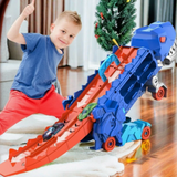 3-in-1 Race Truck for Kids – T-Rex Transporter