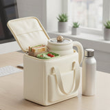 Portable Electric Cooking Mug – 900ml Ceramic, 40-80°C Control & Nonstick Coating