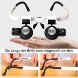 LED Head Magnifying Glasses – 6x to 25x Lenses, Dual LED Lights & 115g Lightweight