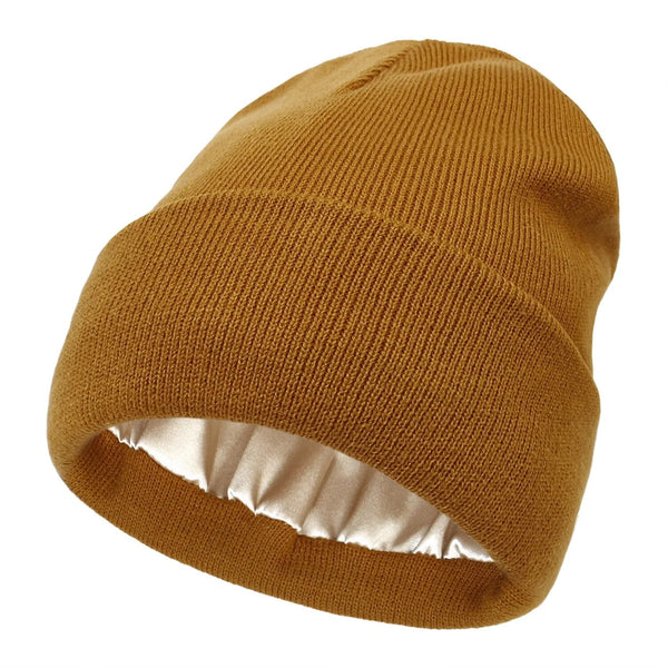 Noor – Winter Beanie with Silk Lining