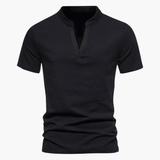 Men's V-Neck T-Shirt – Breathable Cotton, Everyday Fit & Versatile Style