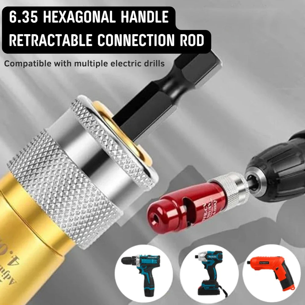 Cable Stripper & Twist-Lock Connector Set – 5-Piece Drill-Powered Aluminum Alloy Kit