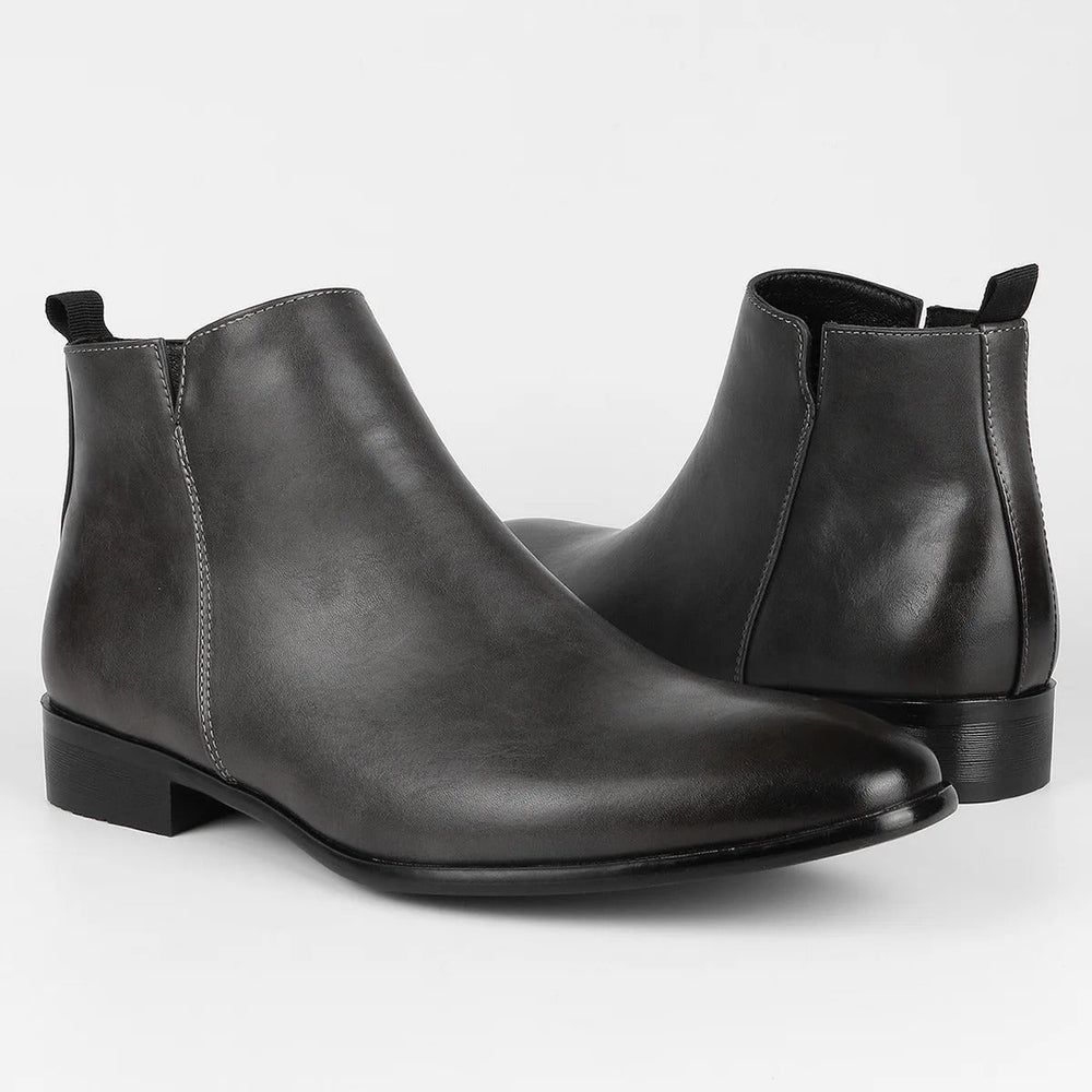 Lars – Classic Retro Leather Boots for Men