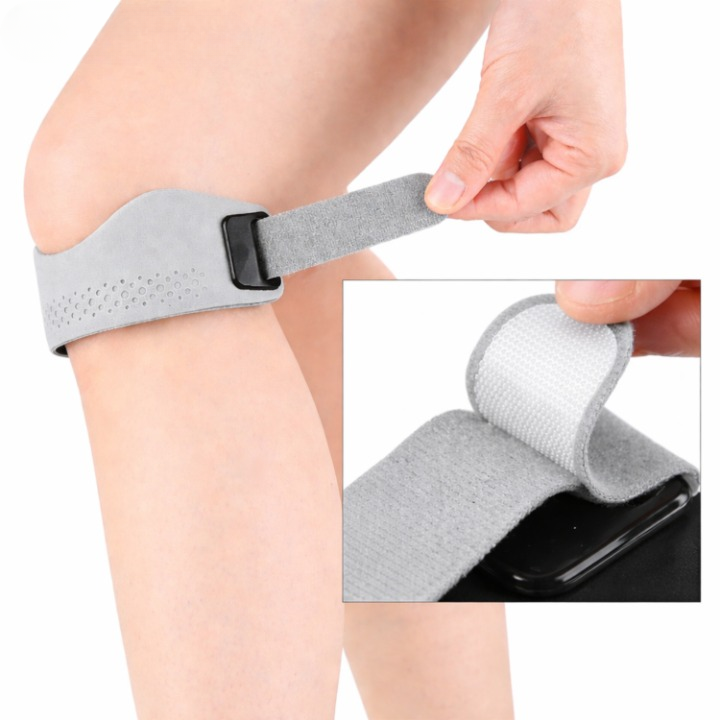 Silicone Knee Brace – Patella Support, Breathable & Adjustable Fit