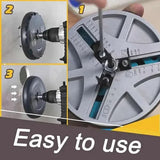 Adjustable Hole Saw – 45–130mm, Quick-Change System & Triple-Tooth Blades
