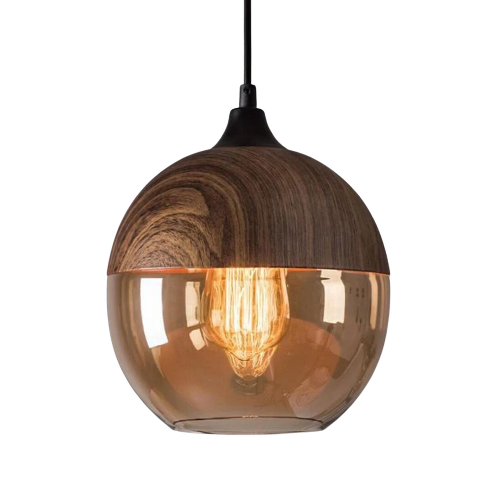 NordLuna – Stylish Scandinavian Wooden Ceiling Lamp