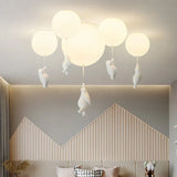 Kids' Ceiling Lamp with Bear and Balloon - CloudBear
