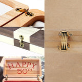 Concealed Brass Hinges – Invisible 180° Design, Set of 4 & Rust-Resistant