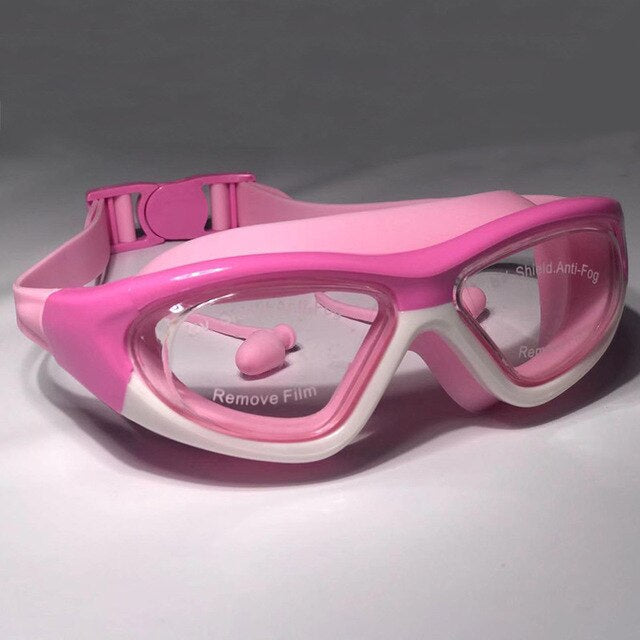 Kids' Swim Goggles – Anti-Fog Makrolon Lenses, UV Protection & Adjustable Strap