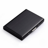 RFID-Blocking Metal Card Holder – Holds 6 Cards, Slim Anti-Theft & Pop-Up Design