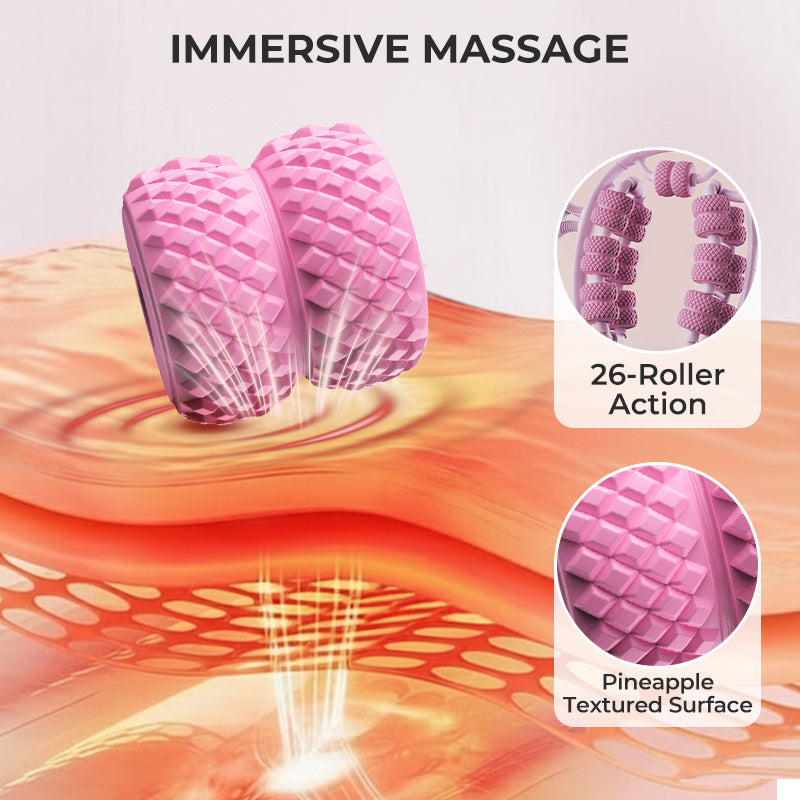 Enhanced Product Title: Ergonomic Leg Massage Roller with Stimulating Nodules for Deep Tissue Relief and Relaxation