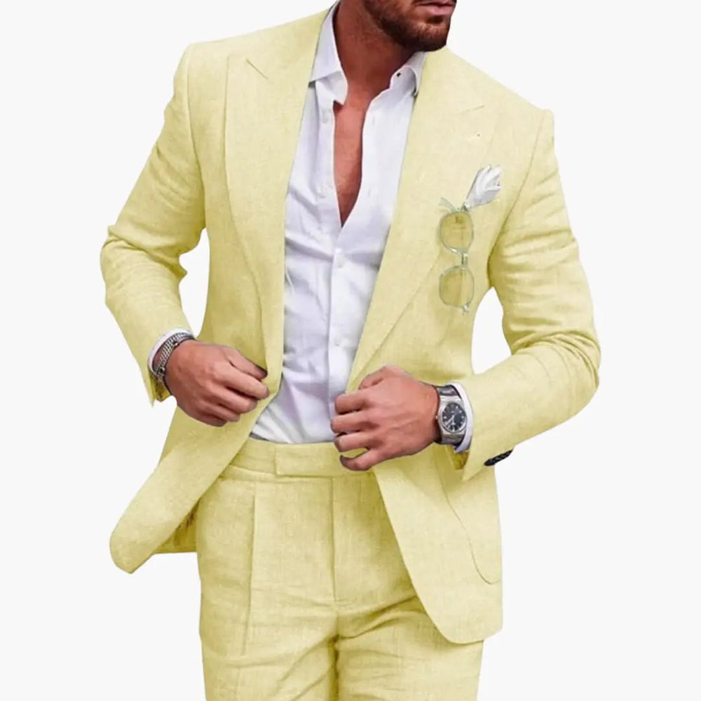 Men's Business Suit – Two-Piece Design & Formal Style