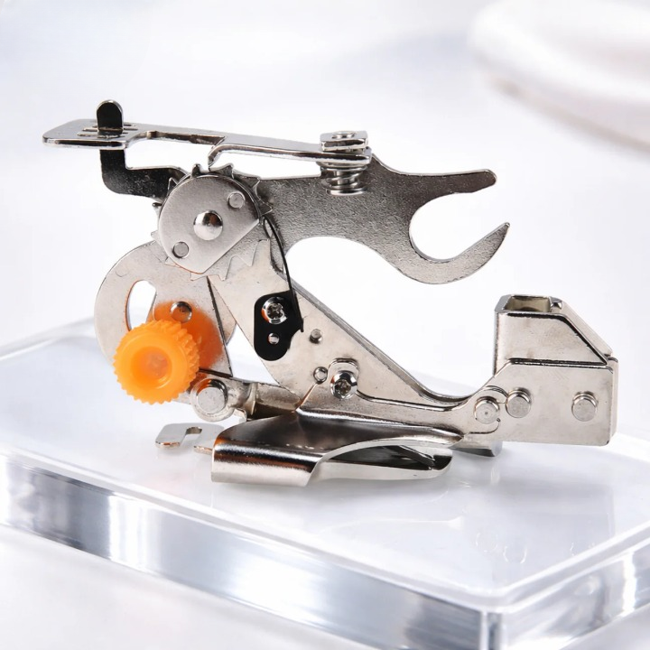 Ruffler Presser Foot – 4 Pleat Settings, Universal Machine Fit & Adjustable Depth