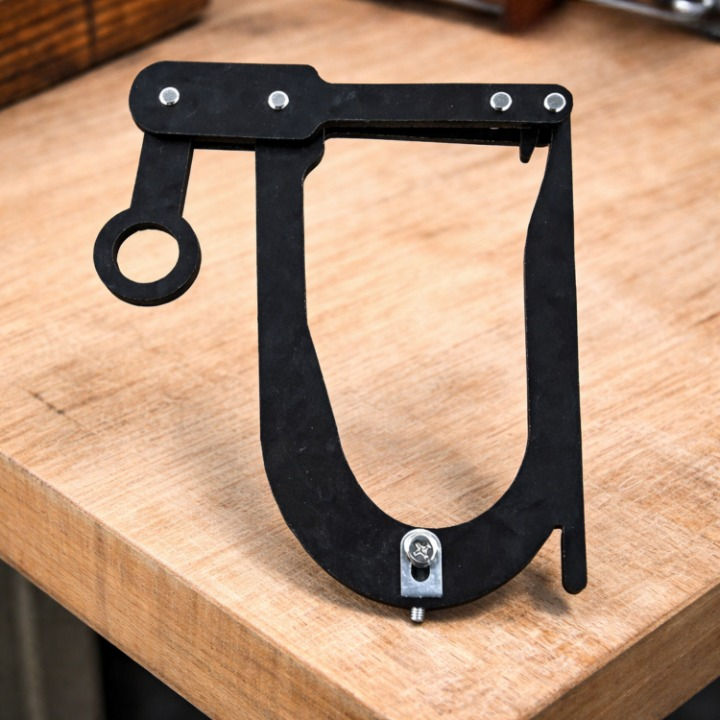 Rope Clip Tensioner – 8 cm ABS Plastic, Quick-Threading & Reusable