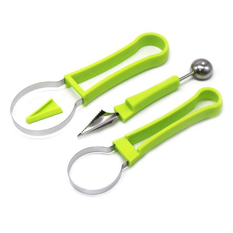 Melonenballer Set mit V-Messer Edelstahl