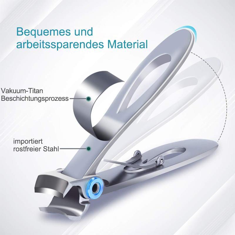 Heavy-Duty Nail Clipper for Thick Nails – Stainless Steel, 15mm Opening, with File