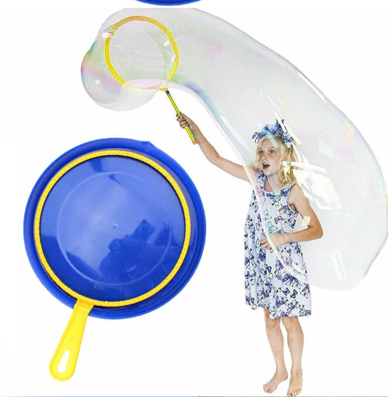 Giant Bubble Wand Set – 27.5cm Wand, Tray & Non-Toxic Plastic
