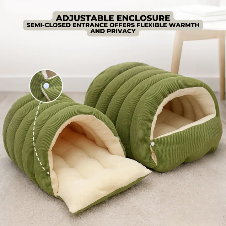 Optimized Product Title: "Plüsch Haustierhöhle – Warmes Kuschelbett für Katzen & Hunde | Gemütlicher Schlafplatz für Haustiere" 

This title includes relevant keywords while enhancing clarity and appeal for potential buyers.