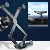 Car Phone Mount – 360° Rotation, Vent/Suction Clip & Aluminum Build