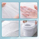 Disposable Toilet Seat Covers – 50-Pack, Biodegradable & Universal Fit