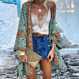 Trendy Boho women's cardigan with pattern - Elara