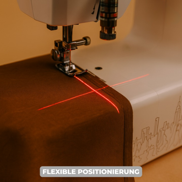 Magnetic Sewing Machine Laser Guide – Universal Fit, Adjustable Width & Crosshair/Dot/Line