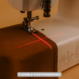 Magnetic Sewing Machine Laser Guide – Universal Fit, Adjustable Width & Crosshair/Dot/Line